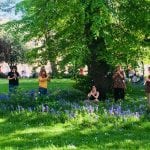Belen Prado from Enchanted Flute teaching at a workshop park